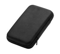 MEILVMEIJI Earbud Carrying Case Rectangles Shape Small Hard EVA Case, MeshInner Pocket,Zippers Storage Bag for Earphone