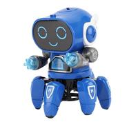 MEILVMEIJI Electric Six Claws Funny Robot For Programming Education And Family Entertainment Featuring Music