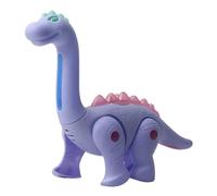 MEILVMEIJI Interactive Electric Dinosaur Toy With Music Light Realistic Walking Function Safe Crawl Learning Toy For