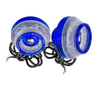 MEILVMEIJI Motorcycle Fork Sliders LED Lighted Crash Protectors Effect Resistant Guard General Fit for Enhanced Ridings