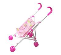 MEILVMEIJI Simulation Doll Stroller Assembly Toy Easy Setup Safe Doll Push Cart for Role Play Game Activity Essential