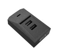 MEILVMEIJI USB Hub, Fast Charging for Car Accessories Docking Station,Colorful Display Center Console Interior