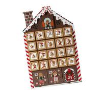 MEILVMEIJI Wooden House Advent Calendar With 24 Drawers Festival Ornamet For Adult Surprises