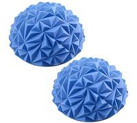 MEIMING Fascia Foot Massage Hemisphere,PVC Hemisphere Balance Training Ball,Half Ball Massage Mat Balance Exercise Pods Spiky for Gym Yoga Pilates 2PCS G
