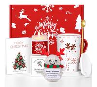 MEIMUCUL Christmas Gifts for Women,Personalised Secret Santa Gifts,Unique Pamper Gift Set for Her,Xmas Hamper Present for Women,Best Friend,Sister,Wife,Colleagues,Ideas Coffee Cups Presents Set