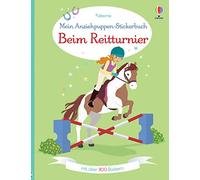 Mein Anziehpuppen-Stickerbuch: Beim Reitturnier - German Language Paperback NEW
