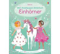 Mein Anziehpuppen-Stickerbuch: Einhrner - German Language Paperback NEW Watt, F