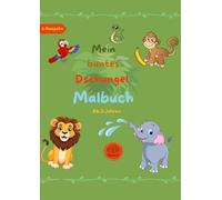 Mein buntes Dschungel Malbuch: Ab drei Jahren