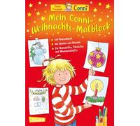 Mein Conni Weihnachts-Malblock: Für Kindergartenkinder ab 3 Jahren mit großflächigen Ausmalbildern, Spielen und Bastelvorlagen für die Adventszeit und Weihnachten