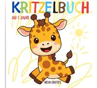 Mein erste kritzelbuch ab 1 Jahr: Motiven zum Ausmalen und Kritzeln | Erstes dickes Ausmalbuch mit 40 einfachen Motiven für Mädchen und Jungen.
