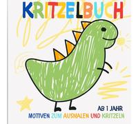Mein erste kritzelbuch ab 1 Jahr. Spaßiges Kritzeln für kleine Hände.Das perfekte einfache Extra große Kindermotive.Extra dicke Linien.Große Formen.