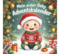 Mein erster Baby Adventskalender: Kontrastbuch für Babys