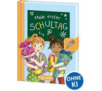 Mein erster Schultag - Mädchen (Hellblau): Eintragbuch zur Einschulung für Mädchen - Erinnerungsbuch zum Schulstart - Geschenke für die Schultüte