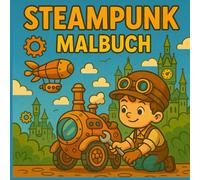 Mein erstes Mechaniker-Malbuch - Steampunk Abenteuer: steampunk malbuch kinder