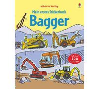Mein erstes Stickerbuch: Bagger - German Language Paperback NEW Taplin, Sam 28/0