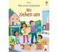 Mein erstes Stickerbuch: Wir ziehen um Stickerheft mit - German Language NEW J