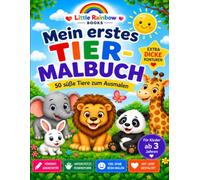 Mein erstes Tier-Malbuch: 50 süße Tiere zum Ausmalen