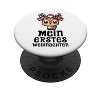 Mein Erstes Weihnachten Cute Reindeer Winter Xmas Christmas PopSockets Adhesive PopGrip