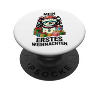 Mein Erstes Weihnachten Cute Snowman Winter Xmas Christmas PopSockets Adhesive PopGrip
