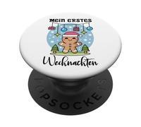 Mein Erstes Weihnachten Gingerbread Man Xmas Christmas PopSockets Adhesive PopGrip