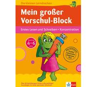 Mein großer Vorschul-Block (Vorschule 4-6 Jahre): Erstes Lesen und Schreiben - Konzentration