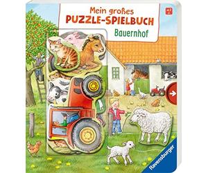 Mein großes Puzzle-Spielbuch: Bauernhof