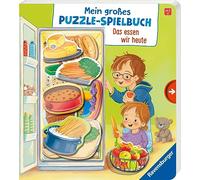 Mila Rulff Andrea Hebr Mein großes Puzzle-Spielbuch: Das essen wir he (Hardback)