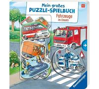 Mein großes Puzzle-Spielbuch: Fahrzeuge im Einsatz