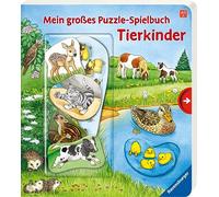 Mein großes Puzzle-Spielbuch: Tierkinder
