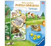 Mein großes Puzzle-Spielbuch: Tierkinder
