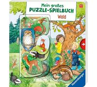 Mein großes Puzzle-Spielbuch - Wald