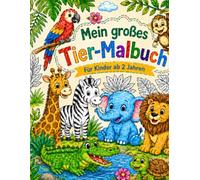 Mein großes Tier-Malbuch