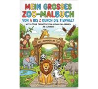 Mein Großes-Zoo-Malbuch