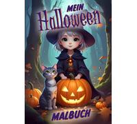 Mein Halloween Malbuch: Ausmalbuch mit 50 schaurig-schönen Motiven für Kinder
