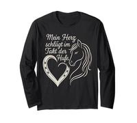 Mein Herz Schlägt Im Takt Der Hufe Long Sleeve T-Shirt
