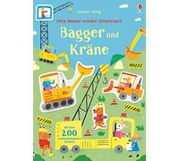 Mein Immer-wieder-Stickerbuch: Bagger und Krne - German Language Paperback NEW