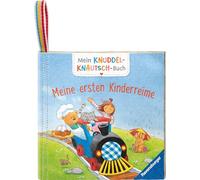 Ravensburger Soft Cloth Book – All My Nursery Rhymes (Cuddly Squish) Washable Bath Book, 6+ months