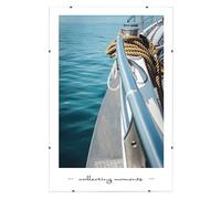 Mein Landhaus Frameless Picture Frame, 60 x 80 cm, Clip Frame with Shatterproof Acrylic Glass, Borderless Picture Holder for Framing Your Photos in Horizontal or Vertical Orientation