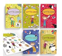 Mein Lotta-Leben Bücherset 16 bis 20 von Alice Pantermüller, Kinderbuch ab 9 Jahren mit Abzieh Tattoos, Lustige Abenteuer mit Eichhorn Otter Tapir Papagei & Panda, Bestseller für Mädchen & Jungen