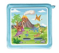 MeinBaby123® Protective Film Compatible with Toniebox, Self-Adhesive Protective Cover, Perfect Fit Sticker, Film Sticker, Toniebox Accessories, Dinosaur Volcano Landscape