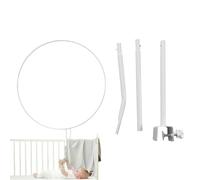 Meindin Baby Crib with 5-Level Detachable Canopy & Net Stand | Nursery Bed and Cot Net Accessories
