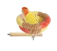 Meindin Bird Bed for Cage | Flannel Parakeet Bird Nest Perch | Warm Bed Nesting Cockatiel Cage Accessories, Pet Supplies for Macaw Cockatoo Parrot Canary Finch Lovebird African Grey