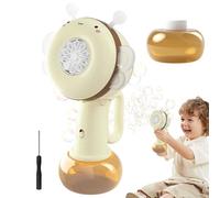 Meindin Bubble Blower Wand - Kids Bubble Wand | Portable Rotating Bee Shape Colorful Lights Beach Game for Carnival Travel Birthday Play Playtime Boy Outdoor Classroom Girl