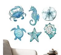 Meindin Fish Decor for Home | Wood Fish Wall Decor,Coastal Theme Ornament Vintage for Bathroom Outdoor Living Room Kitchen Nursery Beach House Cottage