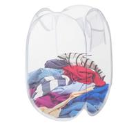 Meindin Mesh Laundry Basket - Collapsible Mesh Popup Hamper | Pop Up Laundry Basket with Carry Handles, Foldable Mesh Popup Laundry Hamper Portable Carrier