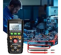 Meindin Multimeter DC AC - 4000-count Multifunction Multimeter | Electronic Measuring Tool with Auto Voice Broadcast for Electricians Household Outlet Equipment Debugging Engineering Automotive Repair