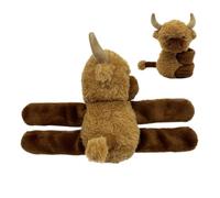 Meindin Slap Bands - Plush Animal Slap Bracelets,Adjustable Wrist Hugger Interactive Plush Toy for Boys, Girls, Gathering, Graduation, Schools, Events