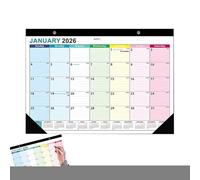 Meindin Wall Planner Calendar 2026-2027 | January 2026 To June 2027 Wall Planning Calendar - Decorative Home Planning Accessory for Rental Businesses Dormitory Classroom Hotel