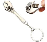 Meindin Wrench Keychain - Adjustable Wrench Keychain,Car Key Ring Pretend Creative Tool, Keychain Tools Cool Gadgets