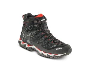 Meindl - Day Hiking Boots - Lite Hike GTX Black/Red for Men in Leather - Size 8,5 UK Black 8.5 UK